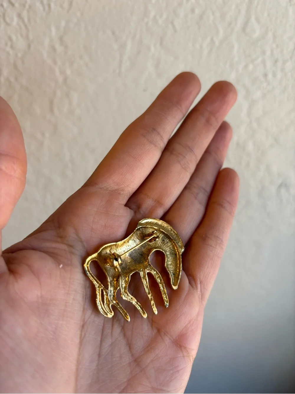 Gold Zebra-shaped Brooch Pin - Women Accessories
